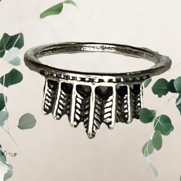 6 Pc/set Bohemian Rings Unisex American Native Influence Primitive Ring Set NEW - Picture 10 of 12